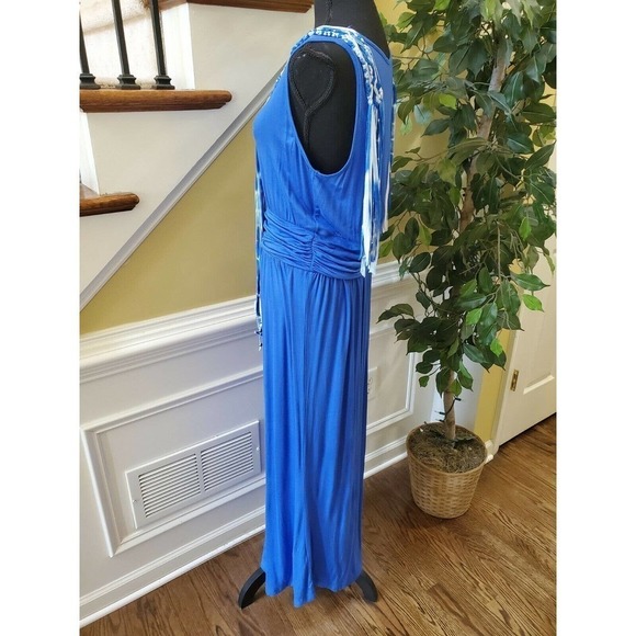 Charmosa Women Blue Casual Dress- Size Medium - Picture 7 of 12